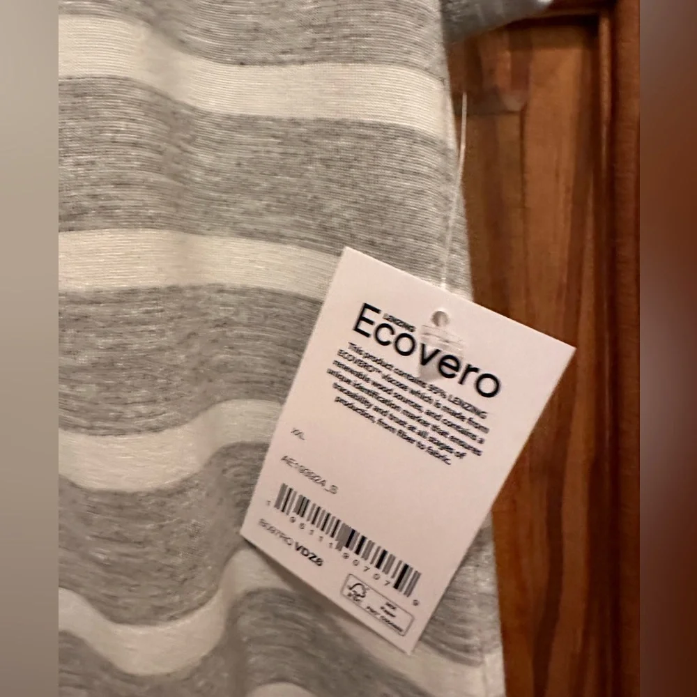 NWT. Amazon essentials striped maxi dress. Size XXL - Picture 2 of 3